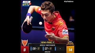 CEAT UTT Season 1| Semi Final 2 | DS vs CHA | Match 8 Highlights| Li Ping vs Marco Freitas