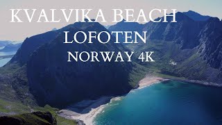 LOFOTEN, KVALVIKA BEACH, NORWAY 4K