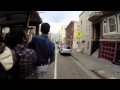 San Francisco Cable Car Ride + Turnaround. Powell & Mason st line (GoPro)