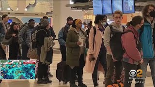 Holiday travelers trying to get out ahead of winter storm