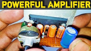 How To Make POWERFUL AMPLIFIER CIRCUIT Board Using 4440 IC At Home Very Easy Process  | #howtomake