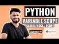 PYTHON Variable Scope | Global Scope vs Local Scope | Lecture #27 | Python Tutorial for beginners