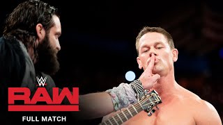 FULL MATCH - John Cena vs. Elias: Raw, Dec. 25, 2017