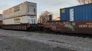 ( CSX ACTION ) in Pinoca Yard Charlotte North Carolina