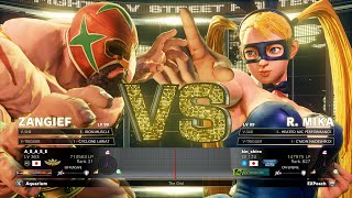 SFV Champion Edition🔥 ASASE (Zangief) Vs kin-shiro (R.Mika) 🔥 Online Match's 02-06-2023