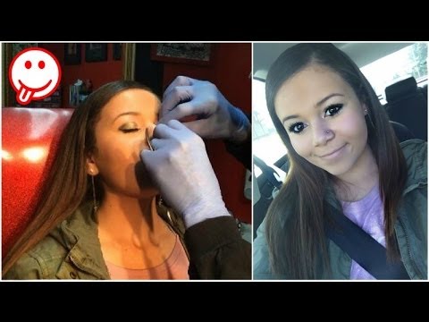Vlog Getting My Nose Pierced Heyitssarai Youtube