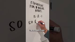 Summarizing Radial and Angular Nodes - General Chemistry