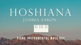 HOSHIANA - Joshua Aaron - Piano Instrumental Cover (Male Key) with lyrics by GershonRebong