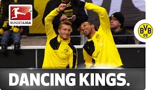 Bromance Dance - Reus and Aubameyang's Synchronised Warm-Up