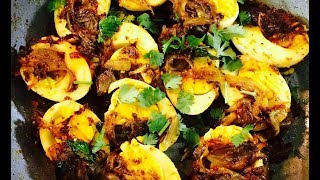 Simple Egg Masala Roast Recipe / சுவையான முட்டை மசாலா ரோஸ்டு/ Bachelors easy egg recipe