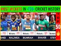 Most Wickets in T20 Cricket : Top 50 | Cricket List | T20 Cricket