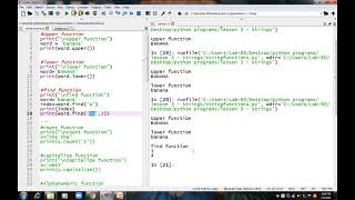17. Python String Functions & Methods, String Module | #pythonstrings,#pythonfunctions