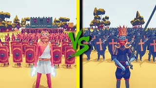 MEDIEVAL FACTION vs ANCIENT FACTION - Totally Accurate Battle Simulator TABS