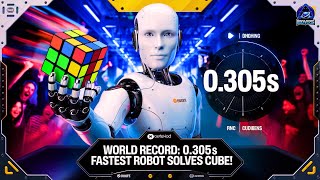 Robot Solves Rubik's Cube in 0 305 Seconds - Breaks World Record