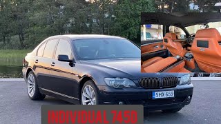 2007 BMW E65 745d Individual Full review (engine start up, sound, interior, exterior)