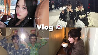 【Vlog】−14℃の超極寒🥶韓国旅行🇰🇷2泊3日女子2人旅👯‍♂️流行りのイチオシ韓国ブランド紹介🛍✨️映えカフェ☕️の充実旅~