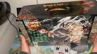 Demon Slayer Manga Box Set Opening