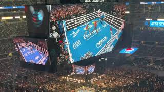 Canelo vs Saunders Largest Indoor Attendance New Boxing Record USA