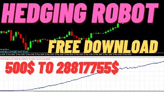 500$ to 28817755$ | MT4 Hedging Robot Free Download | Hedging Expert Advisor For Free | Forex EA