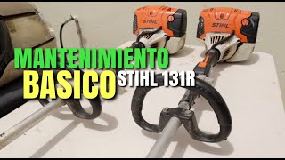 Como hacerle el mantenimiento a un trimmer stihl 131r