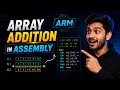ALP to add array elements | Assembly Language Program to add Array of Numbers | Assembly Program