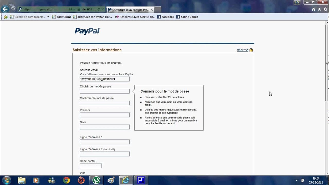 [TUTO] Se Créer Un Compte Paypal Gratuitement ! - YouTube