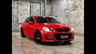 2016 Holden Commodore VF II MY16 SS V Redline Red 6 Speed Manual Sedan #c159123