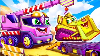 Bulldozer Car Song 🚜🏗️| Construction Vehicles Got Hurt 🚑🚨| Toonaland