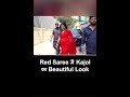 Red Saree में Kajol Devgan का Beautiful Look | #KajolDevgan #YTShorts #Shorts