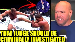 Dana White and UFC Fighters GOES OFF on judge who scored the fight for Paulo Costa, Sean Strickland