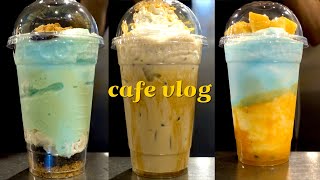 40분 카페브이로그 모아보기 / 컴포즈커피 신메뉴 / 컴포즈커피 알바 / cafevlog