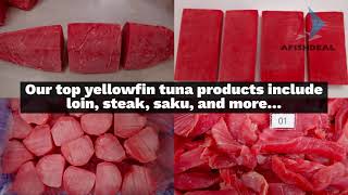 Frozen YELLOWFIN TUNA from Vietnam - aFishDeal // Dong Phuong Seafood - HIGH QUALITY!