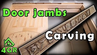 S01E50 : pocket door jambs and carving on the window pelmet | 1880 House Renovation