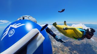 Wingsuit tracking skydive (wacking)