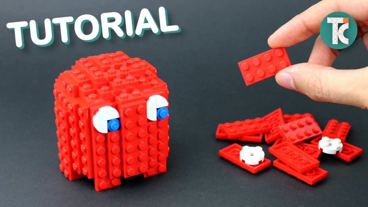Lego Pac Man Ghost Tutorial Youtube