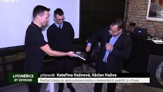 LITOMĚŘICE / PRAHA: Ředitel Litegry je spoluautorem knihy o meteoritech, pokřtili  ji v Praze