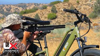 Umarex Origin PCP Airgun hunting on Ebike