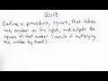 Square - Intro to Computer Science