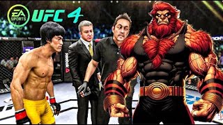 Ufc 4 Bruce Lee Vs. Mammoth Comic Ea Sports