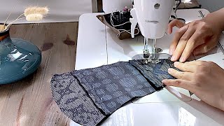 古布で帽子を作りたい☺︎ オリジナル着物リメイクチューリップハット✂️ パッチワーク ソーイングvlog 手芸 手仕事手作りハンドメイド暮らし japanese boro｜ 時。