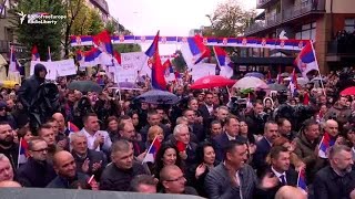 Kosovar Serbs Protest Amid Car-License-Plate Controversy, Resignations