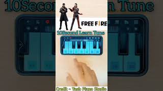 FREE FIRE Tune 🔥| Easy Tutorial | Mobile Piano Tune | Game Song Tune #freefire #ashortaday #shorts