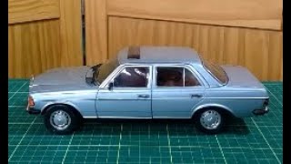 Unboxing and Review of a Diecast Mercedes Benz 230 E, 1:18 scale, by Revell