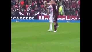 St. Mirren v Hearts Scottish League Cup Final 2013.   Game Footage.