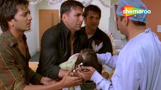 बच्ची के जान के लिए मांगी दुआ | Heyy Babyy | Akshay Kumar, Riteish Deshmukh, Fardeen Khan | Scene
