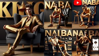 Golden Boys With Golden Wingchair AI Photo Generator | Bing Image Creator Tutorial FREE |Esey Trick