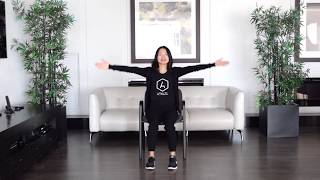 1 Minute Office Chair Yoga - Yoga at your Desk - Flow #1