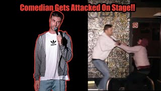 Comedian Gets Attacked On Stage!! WILD!  w/ Johnny Mitchell