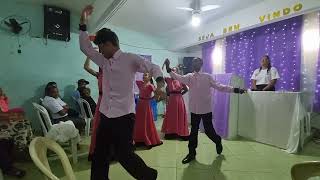 Grupo de Dança Força Jovem (Dançado o Louvor A igreja Vem)