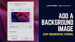 How to Add a Background Image to a Section on Squarespace